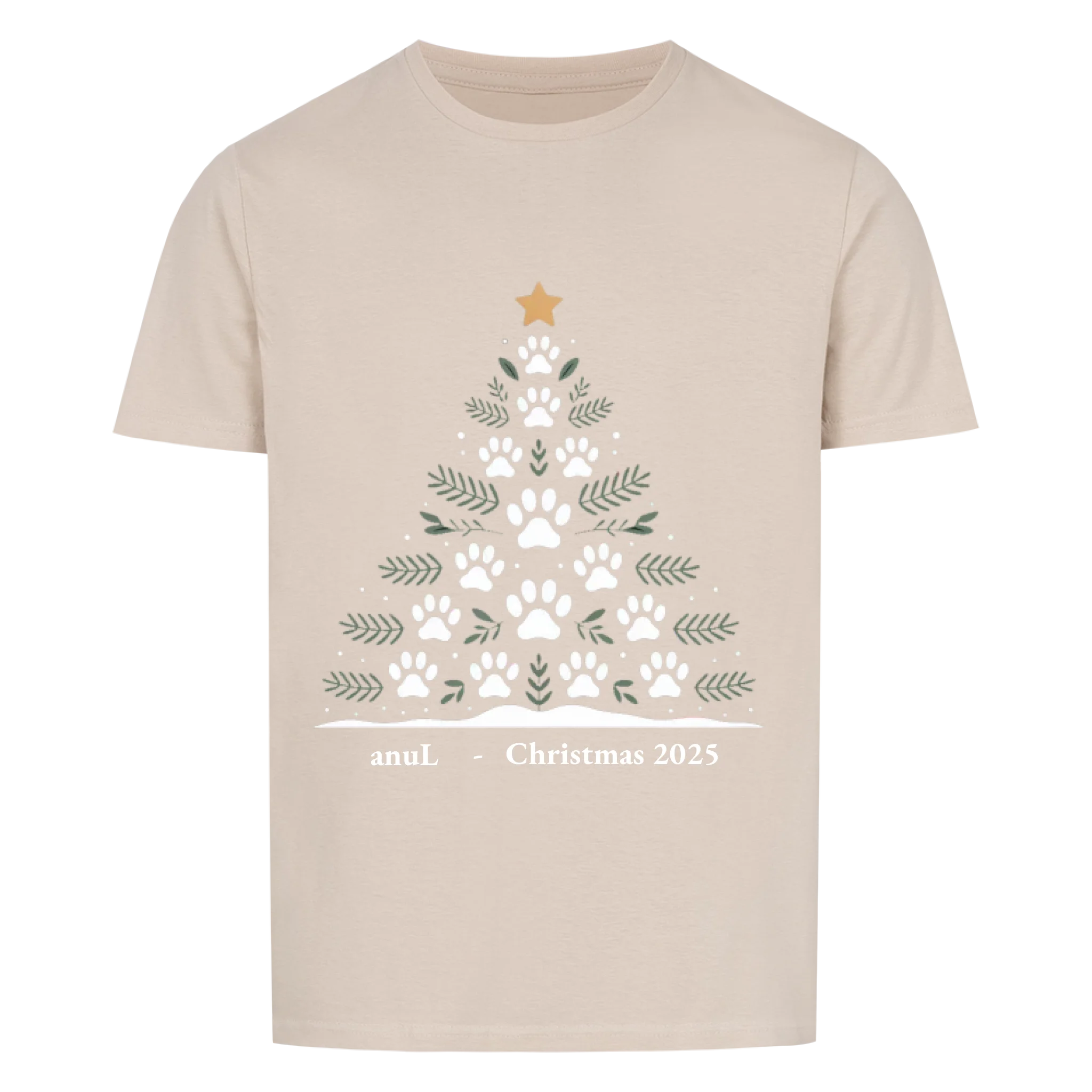 Paw Christman Tree 2025 - T-Shirt