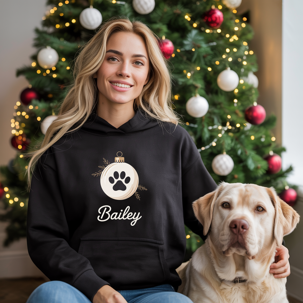 Christmas Pawprint - personalisierbar